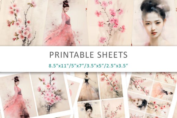Download Japanese Theme, Printable Sheets - Theme Collection