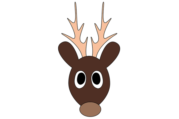 Download Reindeer Face for Christmas Theme - Theme Collection