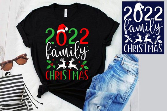 Download 2022 Family Christmas T-Shirt Design SVG - Premium Resources
