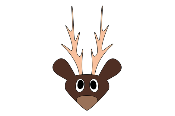 Download Reindeer Face for Christmas Theme - Theme Collection