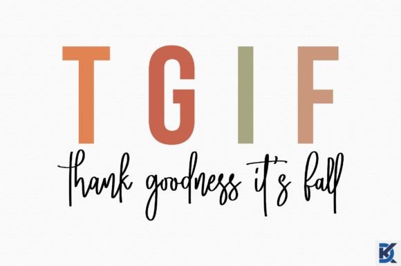 Download Retro Tgif Thank Goodness It’s Fall Svg - Fall svg Collection