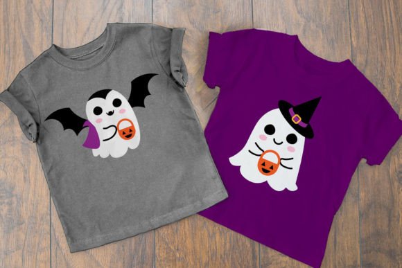 Download Ghosts in Halloween Costumes SVG Duo - Halloween costumes Collection