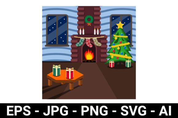 Download Christmas Theme Living Room - Theme Collection