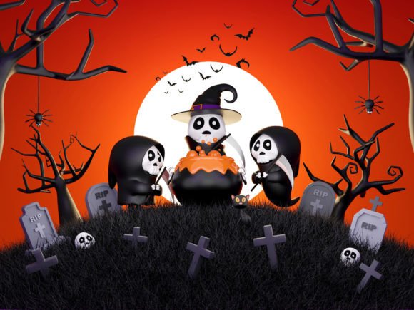 Download Scary Ghost in the Cemetery - Scary ghost Collection