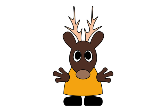 Download Cute Reindeer for Christmas Theme - Theme Collection