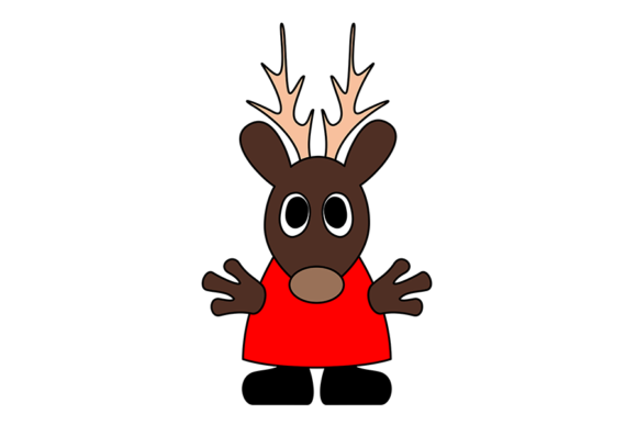 Download Cute Reindeer for Christmas Theme - Theme Collection