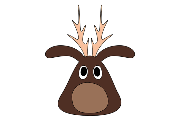 Download Funny Reindeer Face for Christmas Theme - Theme Collection